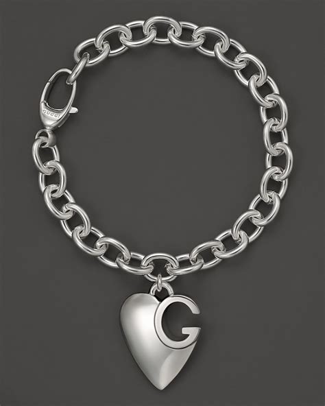 gucci sterling bracelet|gucci sterling silver charm bracelet.